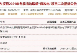 雙鴨山快訊：山東、山西、河北等地12個清潔取暖項(xiàng)目招采公告！